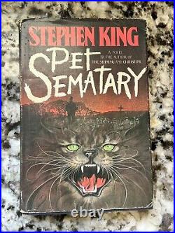 Pet Sematary SIGNED by STEPHEN KING First Edition 1st Printing 1983