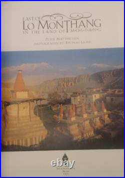Peter Matthiessen East Of Lo Monthang Signed First Edition
