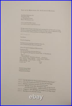 Peter Matthiessen East Of Lo Monthang Signed First Edition