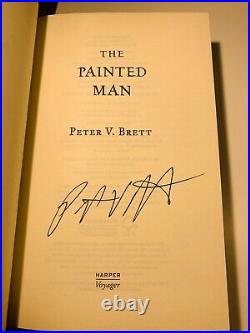 Peter V Brett Demon Cycle SET TRUE First Edition Signed Painted Man / Warded Man