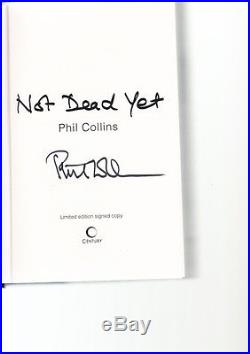 Phil Collins SIGNED Not Dead Yet First Edition Autobiography
