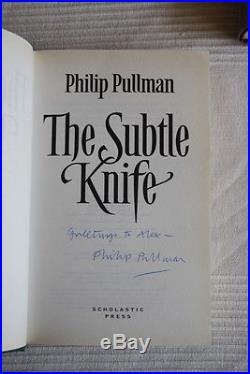 Philip Pullman'His Dark Materials' trilogy, all signed first editions 1st/1st