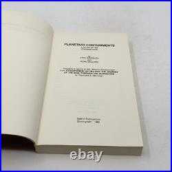 Planetary Containments by John Sandbach Signed PB First Edition Like New 1980