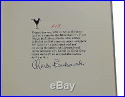 Post Office CHARLES BUKOWSKI Signed Limited First Edition 1971 1st 1/250
