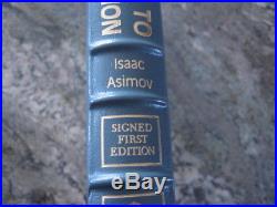 Prelude to Foundation Signed First Edition Isaac Asimov Easton Press Book