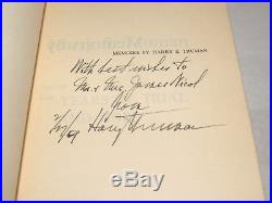 President Harry Truman Autographed Memoirs Books First Edition Both Signed