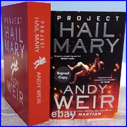 Project Hail Mary SIGNED Andy Weir 1st Edition First Print Slipcased The Martian