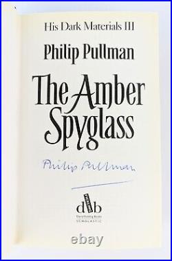 Pullman, Philip His Dark Materials The Amber Spyglass First Edition Signed