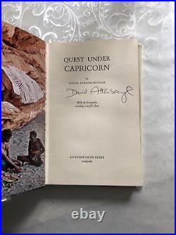 Quest Under Capricorn by Sir David Attenborough Hardback, 1st 1963 Signed
