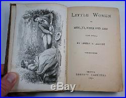 RARE 1870-71 Little Women First Edition Set 2 Parts SIGNED Louisa May Alcott