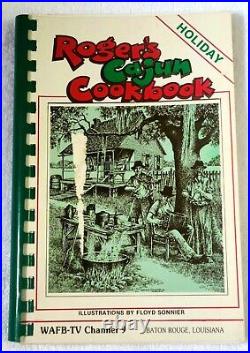 RARE Roger's Cajun HOLIDAY EDITION Recipe Cookbook 1994 Signed First Edition