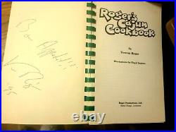 RARE Roger's Cajun HOLIDAY EDITION Recipe Cookbook 1994 Signed First Edition