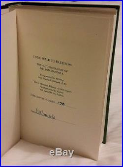 RARE! SIGNED, FIRST EDITION, Nelson Mandella, A Long Walk to Freedom