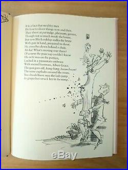 RARE SIGNED FIRST EDITION of RHYME STEW. ROALD DAHL & QUENTIN BLAKE. 1ST / 4TH