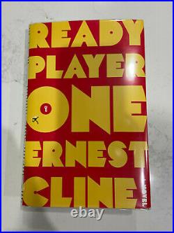 READY PLAYER ONE Signed by Ernest Cline Hardcover Book First Edition 1st Print