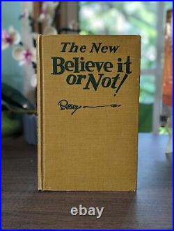 RIPLEY 1931 First Edition Ripley's The New Believe it or Not Hardcover Signed