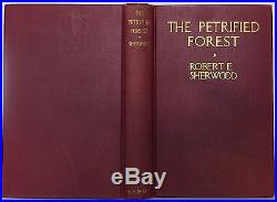 ROBERT SHERWOOD (HUMPHREY BOGART) The Petrified Forest SIGNED FIRST EDITION