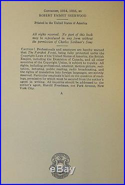 ROBERT SHERWOOD (HUMPHREY BOGART) The Petrified Forest SIGNED FIRST EDITION