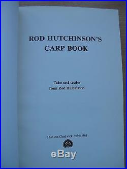 ROD HUTCHINSON'S CARP BOOK HARDBACK, SIGNED FIRST EDITION