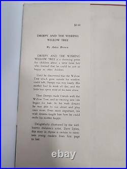 Rare 1953 Dreepy And The Wishing Willow Tree By Anice Brown Signed First Edition