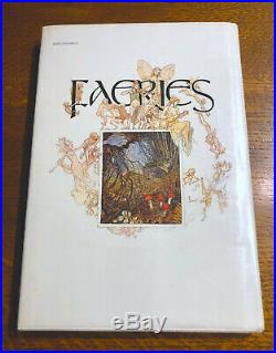Rare FAERIES 1979 US 1st Edition Brian Froud Alan Lee SIGNED w ORIGINAL DRAWING