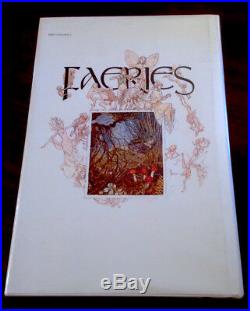 Rare FAIRIES 1979 US 1st Edition Brian Froud Alan Lee SIGNED w ORIGINAL DRAWING