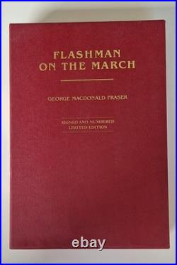 Rare George MacDonald Fraser SIGNED Flashman on the March Limited Edition