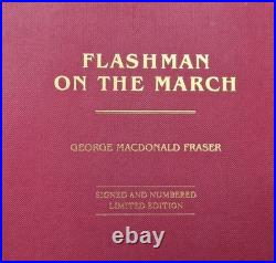 Rare George MacDonald Fraser SIGNED Flashman on the March Limited Edition