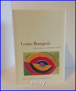 Rare LOUISE BOURGEOIS book DRAWINGS & OBSERVATIONS, Signed, 1st edition VGC