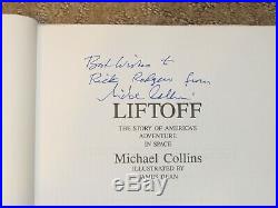 Rare NASA Apollo 11 astronaut Michael COLLINS signed first edition LIFTOFF