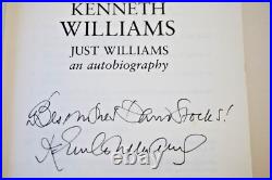 Rare Signed Kenneth Williams Just Williams An Autobiography 1st/1st 1985