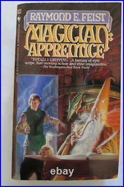 Raymond E Feist MAGICIAN Apprentice 1986 First Mass Market Edition SIGNED