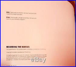 Recording The Beatles RARE 2006 First Edition Signed By Author 1 Of 3000