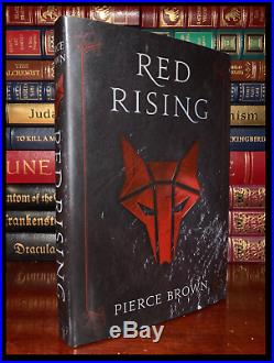 Red Rising SIGNED by PIERCE BROWN Brand New Hardback Howler Edition 1st Print