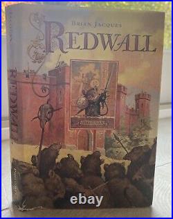 Redwall Brian Jacques Signed First Edition 1st Ed Printing 1/1 1986 Philomel HC