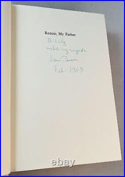 Renoir, My Father-Jean Renoir-SIGNED! -First/1st Edition/2nd Printing-VERY RARE