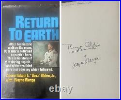 Return To Earth Buzz Aldrin/Wayne Warga Signed Book First Edition