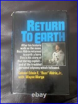 Return To Earth Buzz Aldrin/Wayne Warga Signed Book First Edition