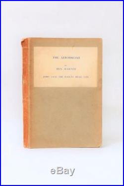 Rex Warner The Aerodrome with Proof Bodley Head, 1941, First Edition. Signed