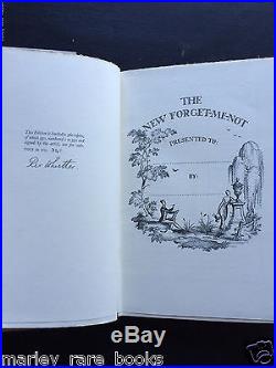 Rex Whistler SIGNED perfect DJ 1929 THE NEW FORGET-ME-NOT CALENDAR First Edition