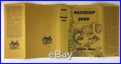 Richard Adams Watership Down First UK Edition 1972 SIGNED 1st Book