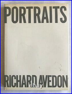Richard Avedon Portraits HC 1ST Edition 1ST Printing Signed