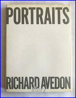 Richard Avedon Portraits HC 1ST Edition 1ST Printing Signed