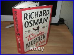Richard Osman hand signed The Thursday Murder Club 1st print to title page debut