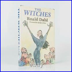 Roald Dahl The Witches First Edition Signed by Dahl & Blake to Slips