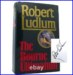 Robert Ludlum THE BOURNE ULTIMATUM Signed 1st Edition 1st Printing