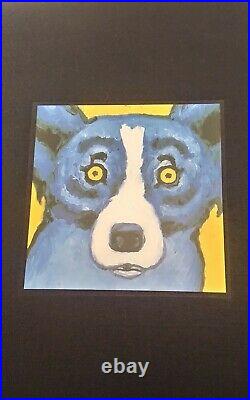 Rodrigue First Edition 1994 Blue Dog Silkscreen Print Signed 1425/1500 And Book