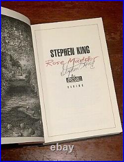 Rose Madder SIGNED FIRST EDITION Stephen King book Misery Carrie It Shining Mist