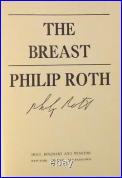 Roth, Philip. The Breast. Signed, First Edition
