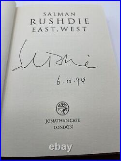 Rushdie, Salman EAST, WEST Signed First Edition